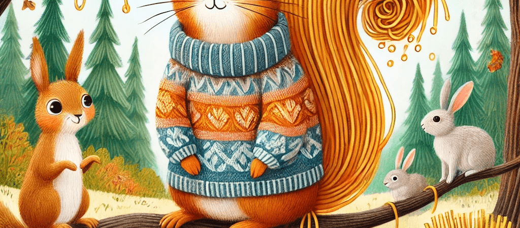 Sammy and the spaghetti sweater