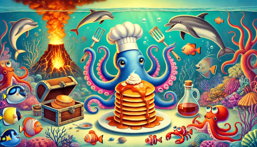 The octopus flipped 100 pancakes 11 The octopus flipped 100 pancakes