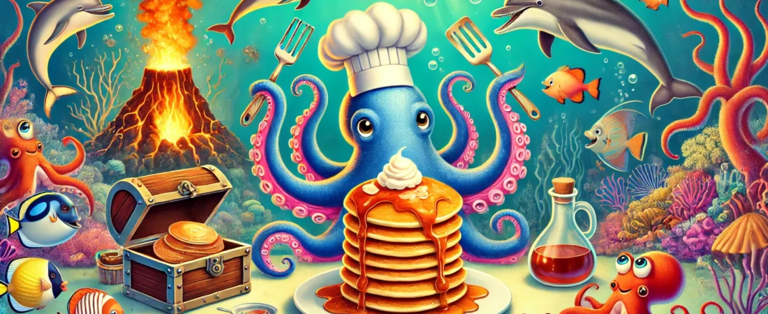 The octopus flipped 100 pancakes 1 The octopus flipped 100 pancakes