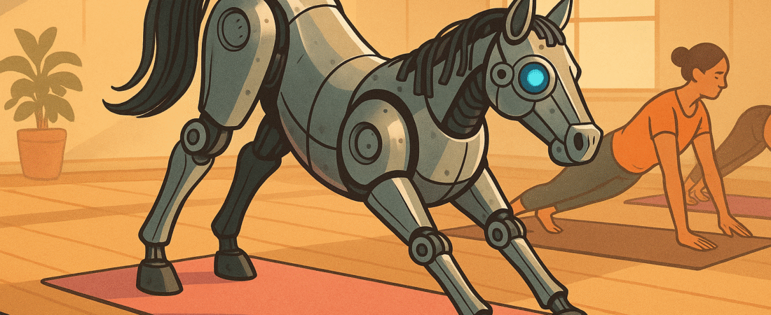 My Robot Horse Joined a Yoga Class